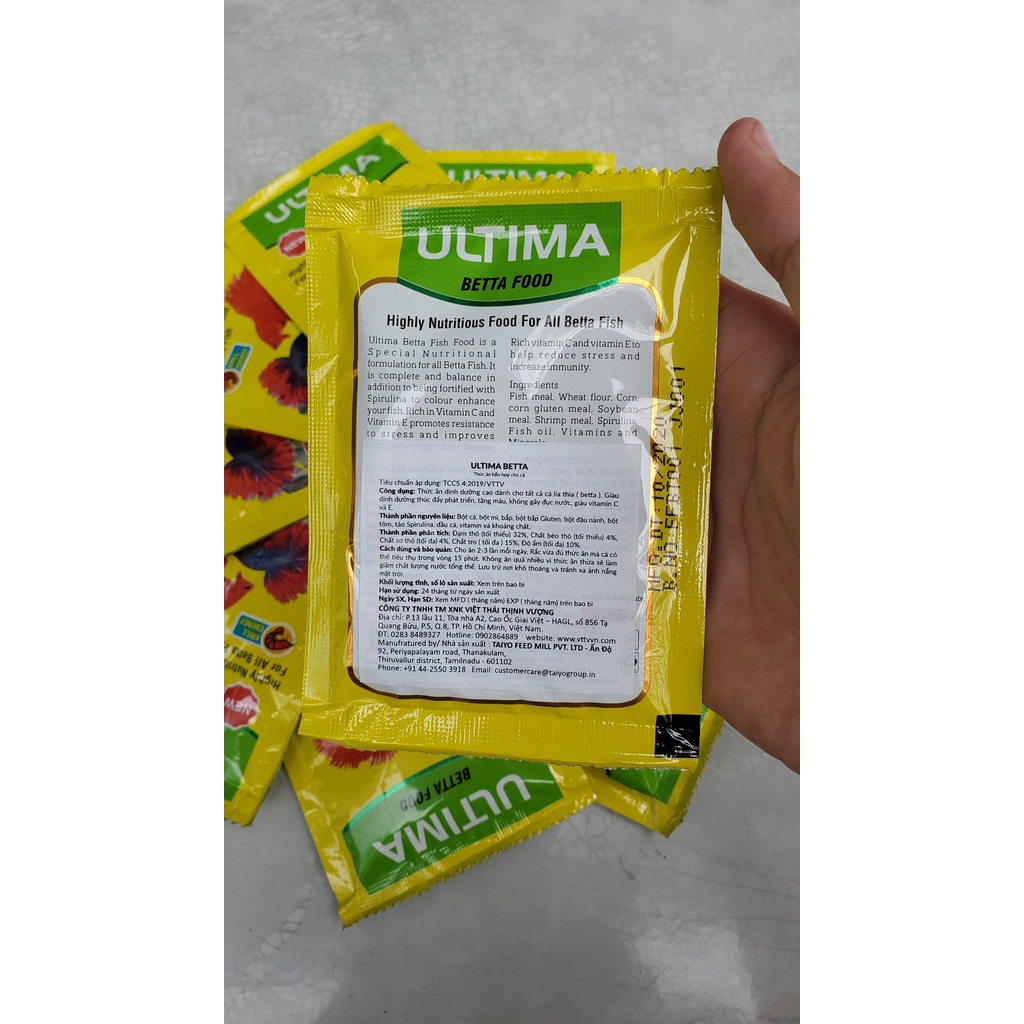 Cám ULTIMA dành cho cá cảnh thủy sinh