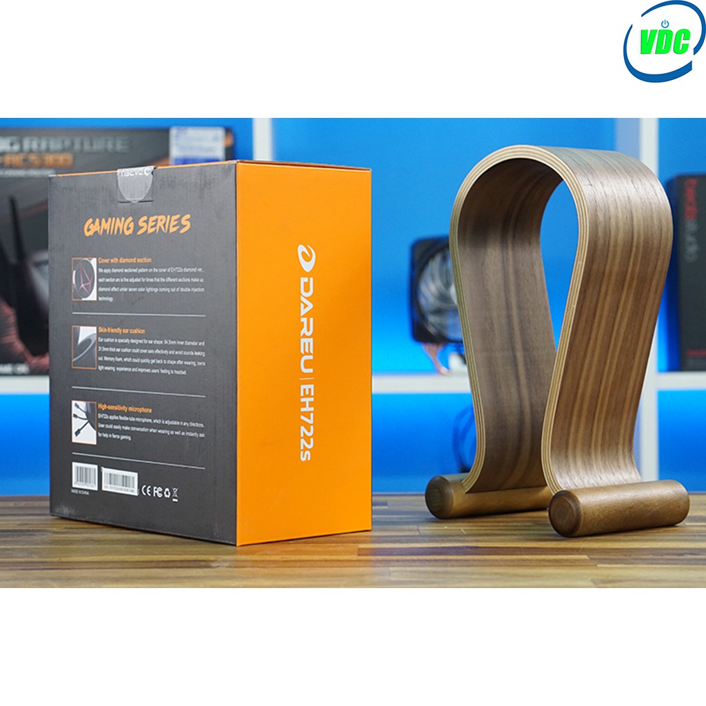 Tai nghe Gaming Dareu EH722S 7.1 - Led RGB - Âm thanh giả lập - Bass siêu căng - Bảo hành 12 tháng | BigBuy360 - bigbuy360.vn