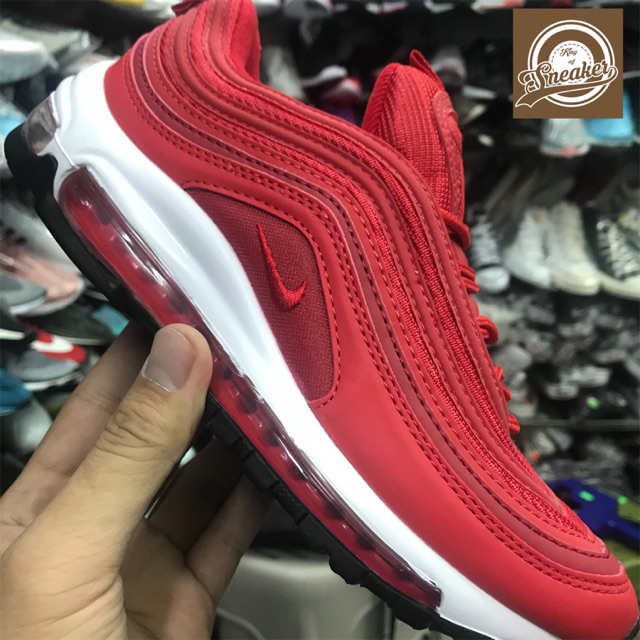 NEW- | Bán Chạy | Giầy thể thao AIR MAX 97 bản đỏ đế trắng thời trang nữ dạo phố KHO Xịn Nhẩt 2021 $ ˇ * ₐ " : :