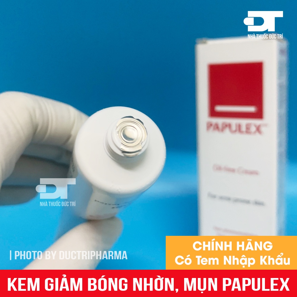 Kem Giảm Bóng Nhờn Ngăn ngừa và Làm Giảm Mụn PAPULEX OILFREE CREAM 40ml