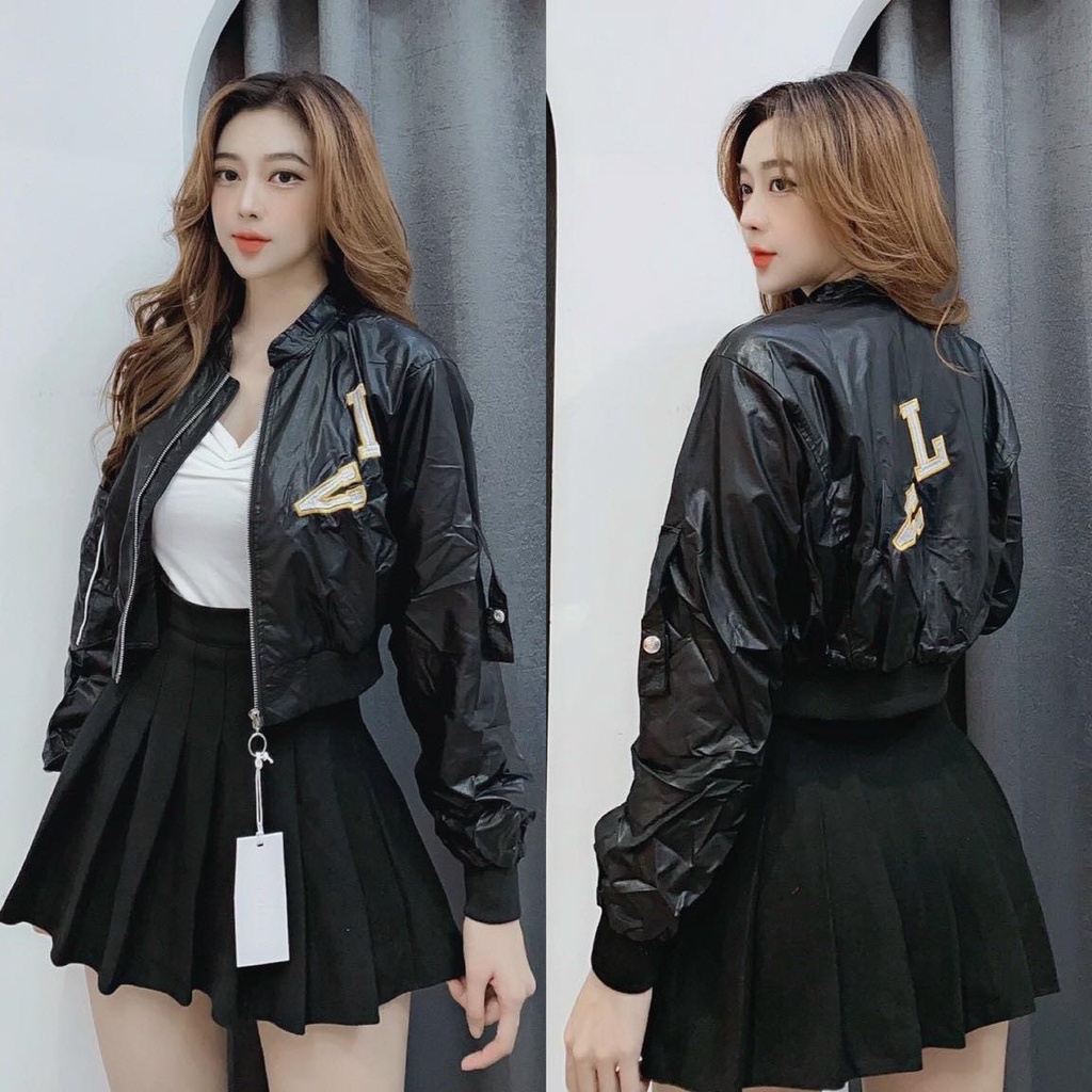 [ÁO DA HÀNG NHẬP] ÁO KHOÁC DA CHỐNG NẮNG VÀ BAO ĐI MƯA CROPTOP MẪU LỬNG MỚI NHẤT