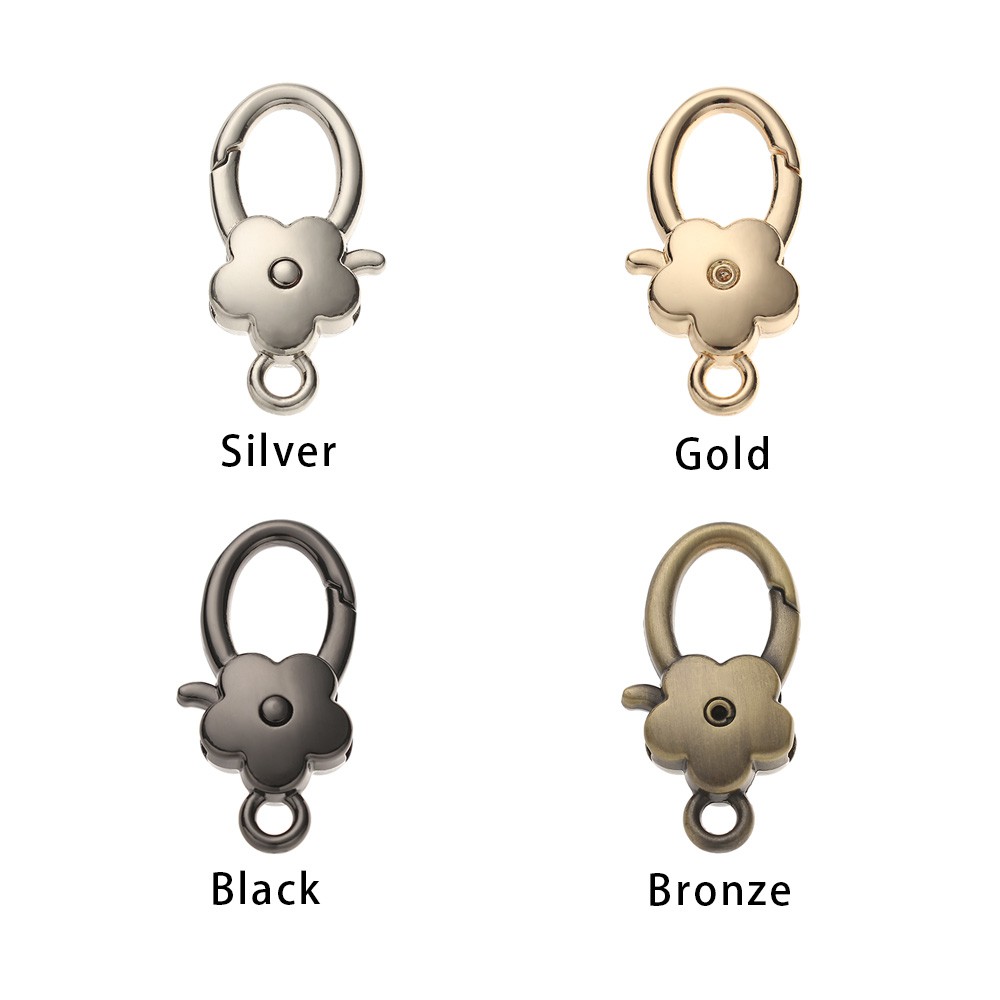 2 Móc Khóa Kim Loại Hình Hoa Mận 4 Màu Chất Lượng Cao