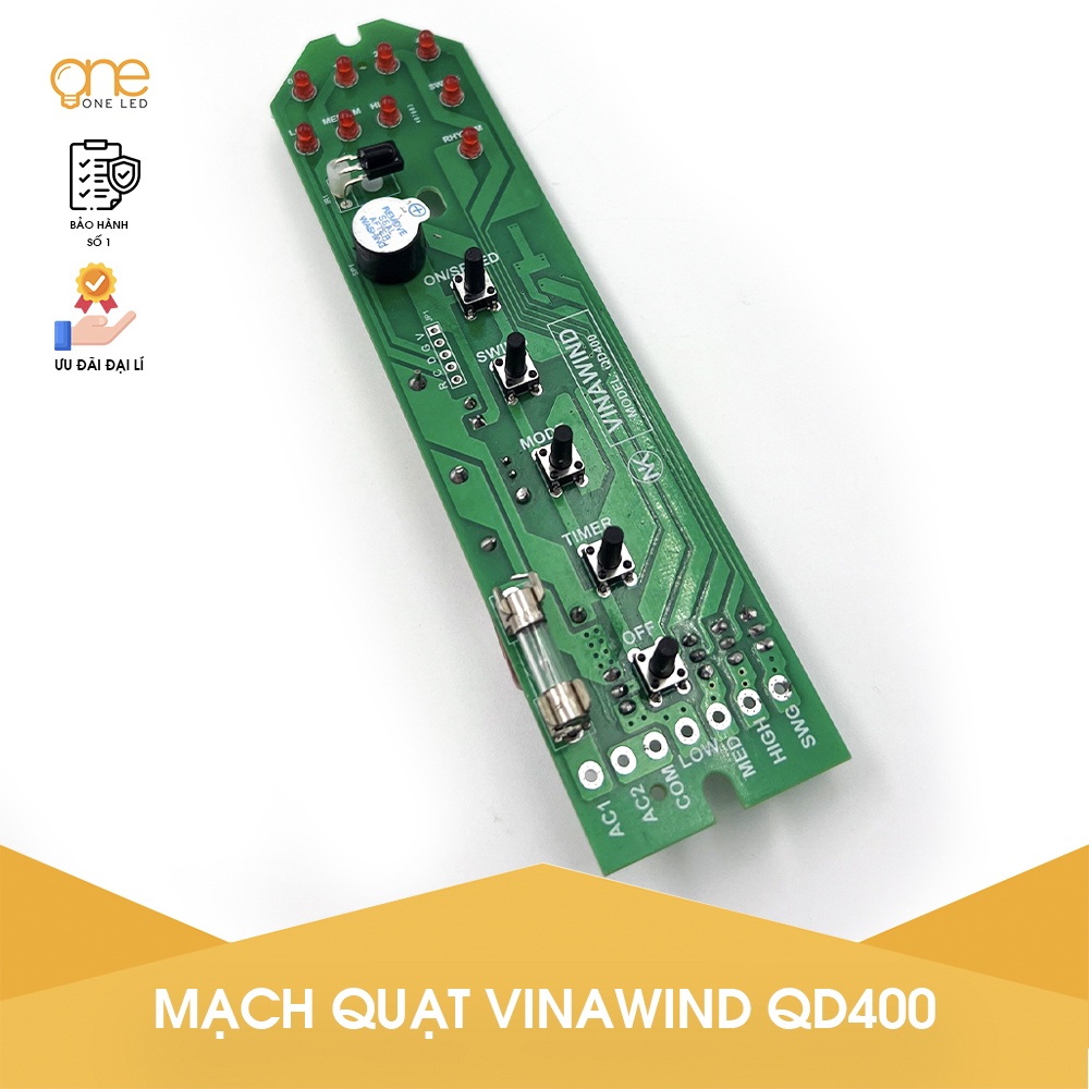 Mạch điều khiển quạt từ xa QD400 VINAWIND - Bo mạch quạt VINAWIND
