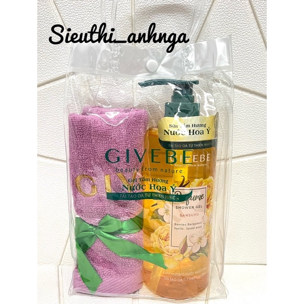 Sữa Tắm Givebe Thiên Nhiên Nước Hoa Ý 700ml