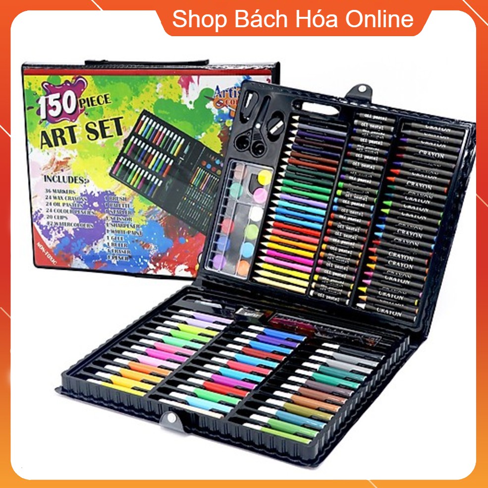 BỘ 150 BÚT CHÌ MÀU CHO BÉ