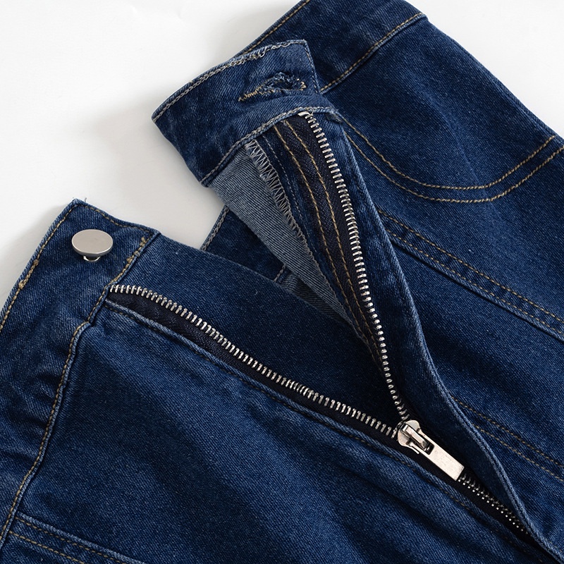 DUNEA Đầm denim cúp ngực quyến rũ cá tính cho nữ
