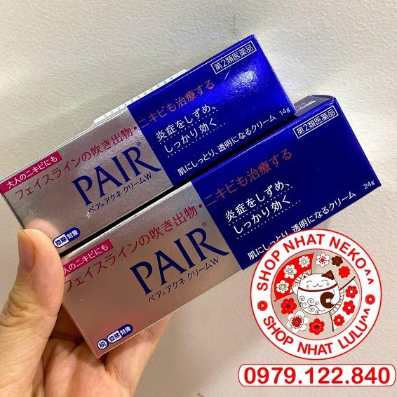 Kem bôi cho da mụn pair 14g và 24g nhật bản