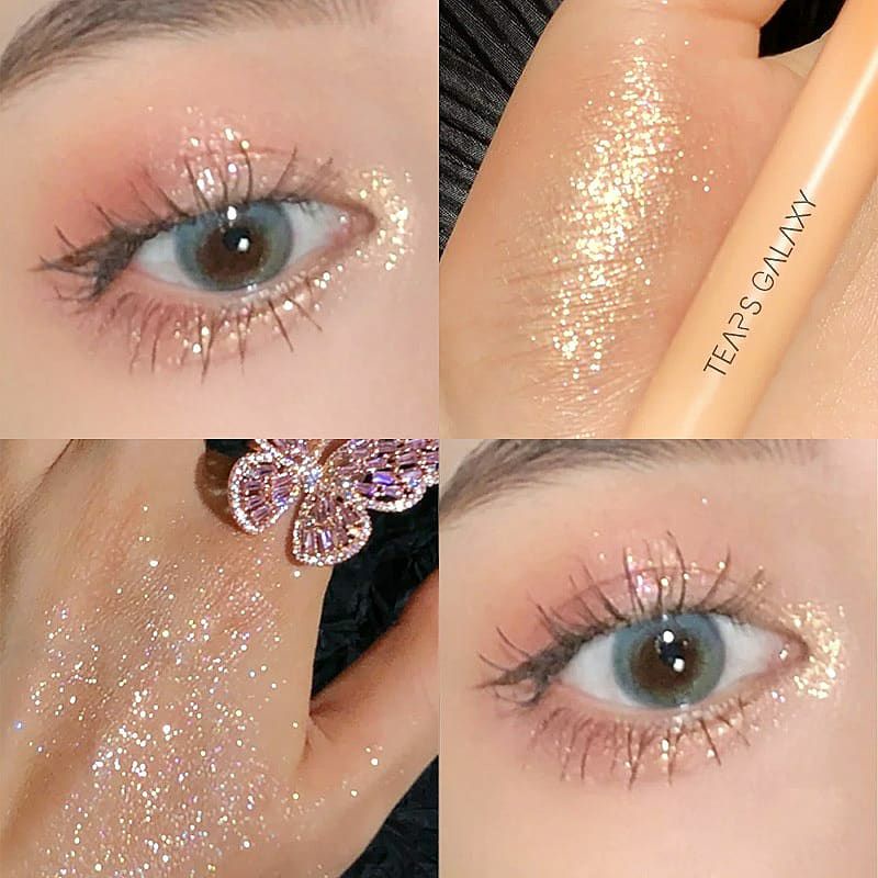 Bút nhũ highlight bling bling dạng sáp Waterproof Tears Galaxy - Mới 2021