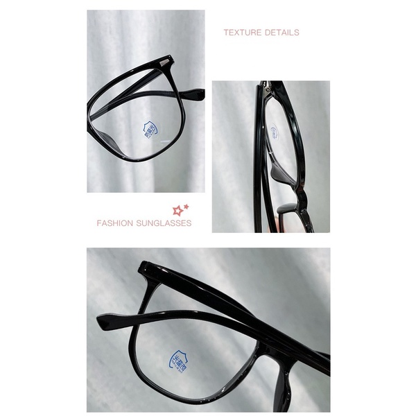 Mắt Kính Chống Bức Xạ Ánh Sáng Xanh Thời Trang Phong Cách Hàn Quốc Cho Nam / Nữ