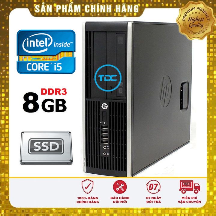 Cây máy tính văn phòng HP 6300 Pro i5 3470, ram 8GB, SSD 120GB. Bảo hành 12 tháng. Tặng usb thu wifi