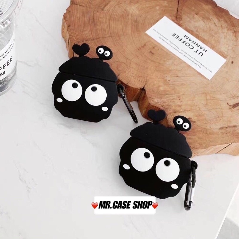 Case Airpods 1/2/3/Pro Vỏ Tai Nghe Hình Bóng Đen Tim - Mr.Case AirPods