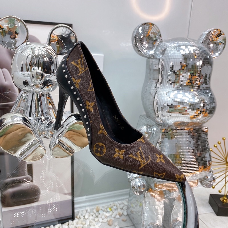 Cao Gót LV Phối Gót Đinh Full Size 35-39  -  By Anh Dinh Phuong