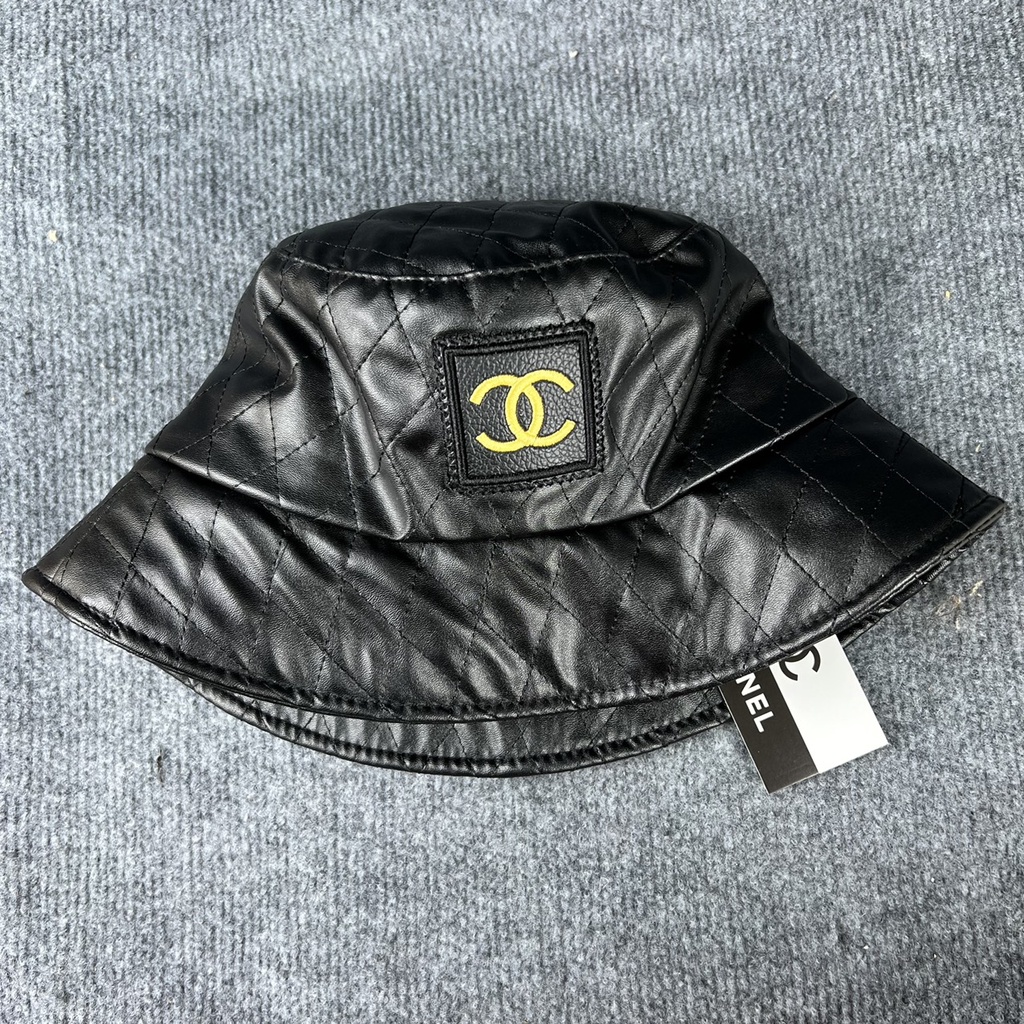 Nón channel bucket nón tai bèo vành cụp nhiều màu hàng cao cấp mác phong cách unisex