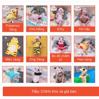 Body mũ hình thú đáng yêu - hình shop tự chụp