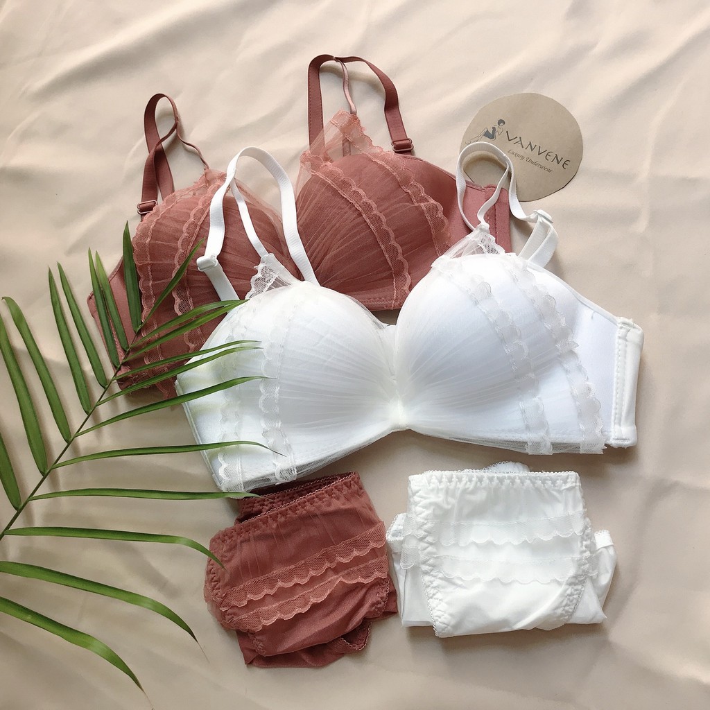 Bộ Đồ Lót Su Đúc Cánh Tiên Nâng Ngực Pha Ren Trẻ Trung Quyễn Rũ _ B899 - S3 | BigBuy360 - bigbuy360.vn