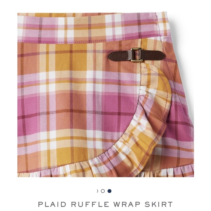 Váy plaid ruffle - Janie and Jack
