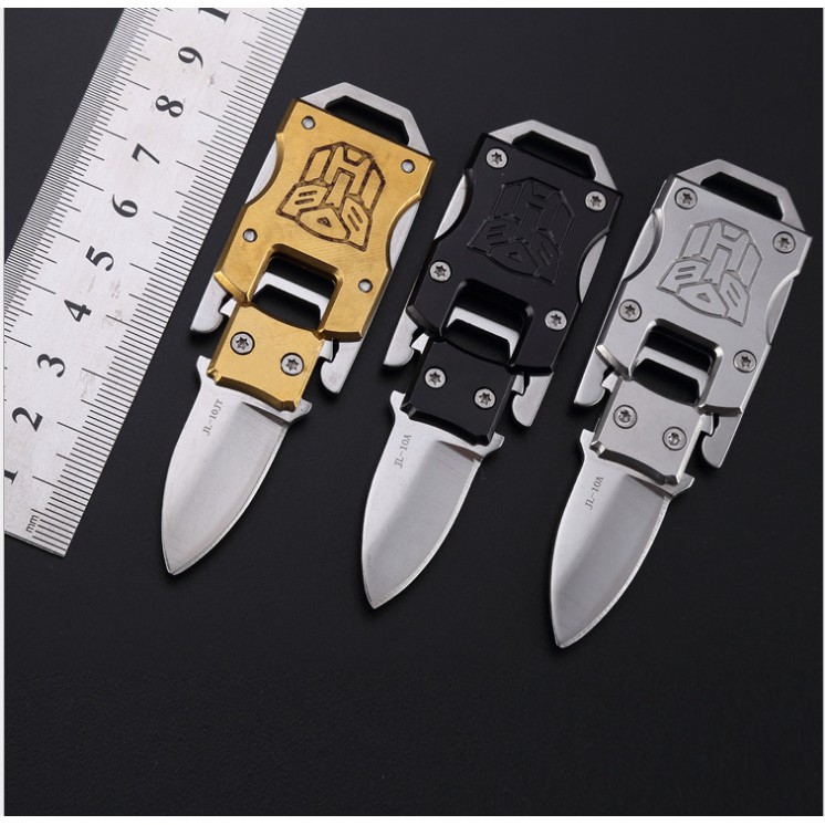 Dao EDC Transformers Nhỏ Gọn Kèm Dây Đeo - Dao Phượt