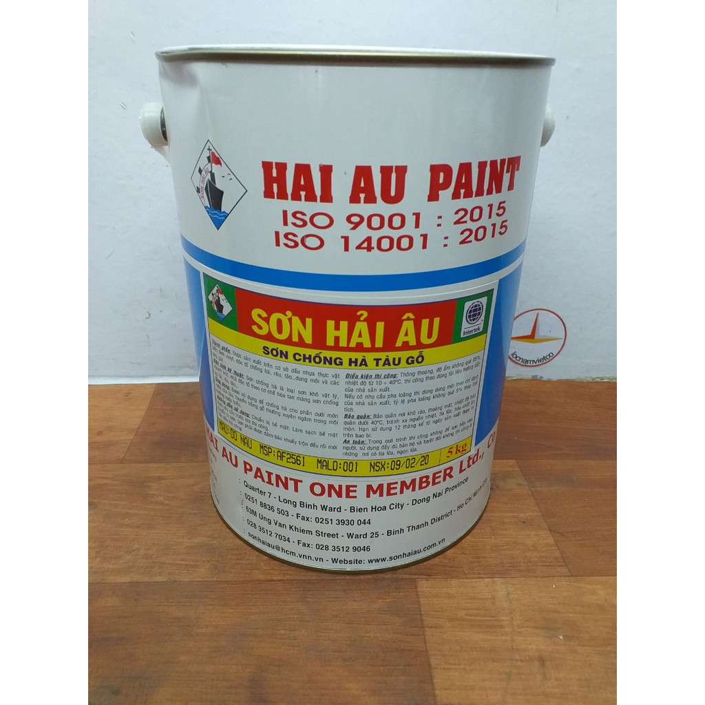 Sơn chống hà Hải Âu AF2561 dùng cho tàu gỗ  5kg