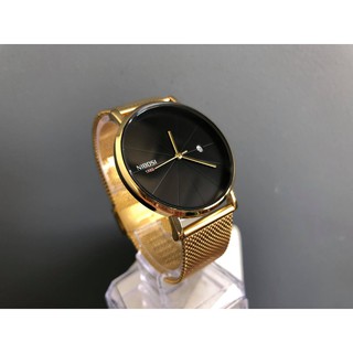 Đồng hồ nam nibosi 1985 vito 03 dây lưới - siêu mỏng