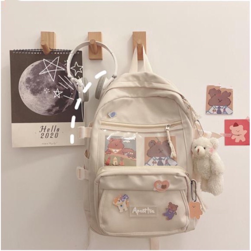 Balo nữ dễ thương đẹp đi học thời trang cá tính hàng Quảng Châu BL03