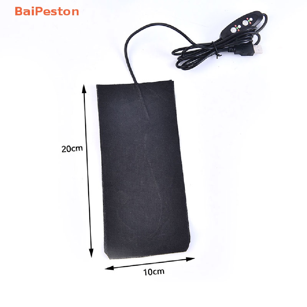 [BaiPeston] Miếng Đệm Sưởi Ấm Bằng Điện Cổng USB DIY Dành Cho Áo Khoác Ngoài Trời