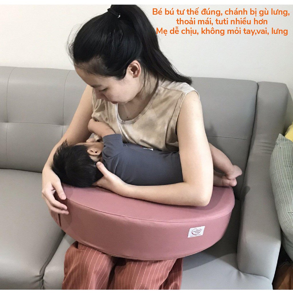 Gối Cho Bé Bú, Chống Trào Ngược Thương Hiệu Mothersbaby Hàn Quốc