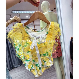 Xả Bikini ren bèo bé gái