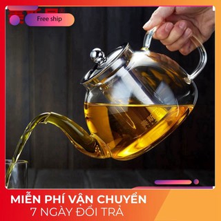 Ấm thuỷ tinh lõi lọc inox dung tích 1,2L