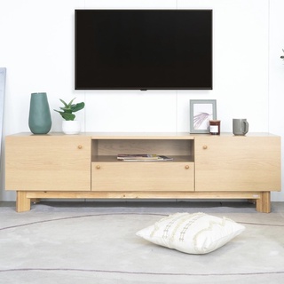Tủ kệ tivi gỗ phong cách japandi moho moss 601