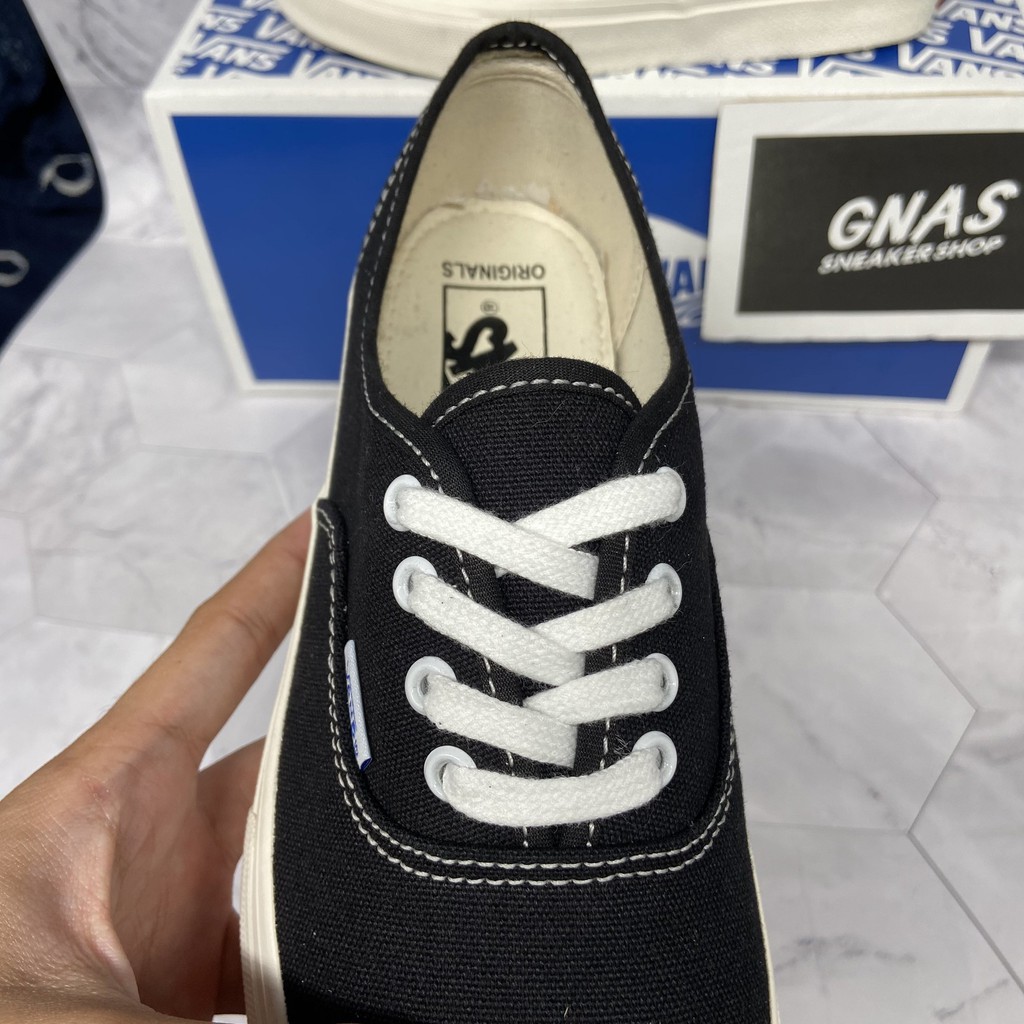 Giày thể thao nữ nam đẹp giá rẻ màu đen đế kem - Giày nữ đẹp