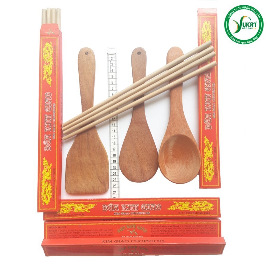 (Bán sỉ) Đũa Kim Giao Hộp 2 Đôi - Vườn đặc sản