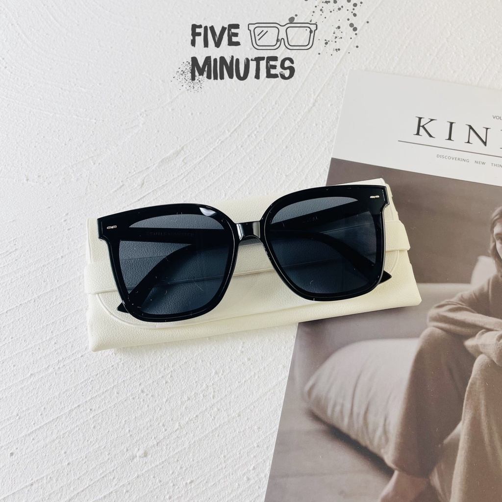 Gọng kính mát nữ, kính râm mắt chống tia UV400 đi đường bản to Fiveminutes Siêu hot