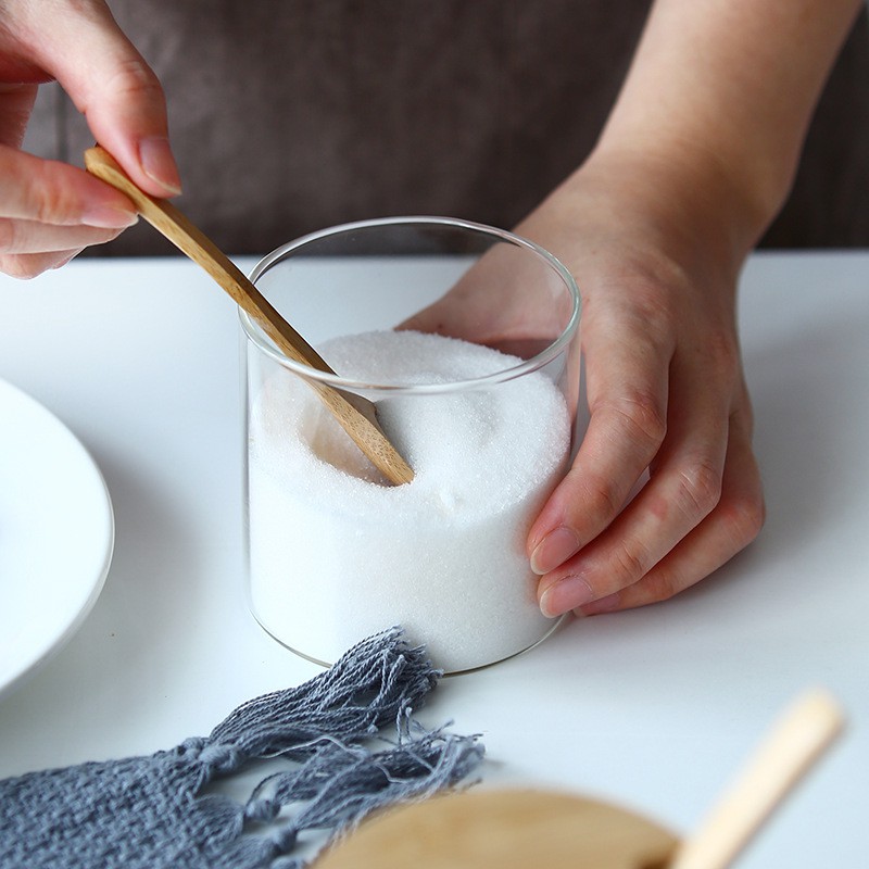 Bộ 3 Lọ đựng gia vị thủy tinh kèm đế gỗ cao cấp, hũ đựng gia vị kèm thìa tiện lợi FAMAHA | BigBuy360 - bigbuy360.vn