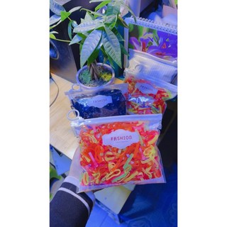 Set 1000 chiếc dây chun tóc dày dặn