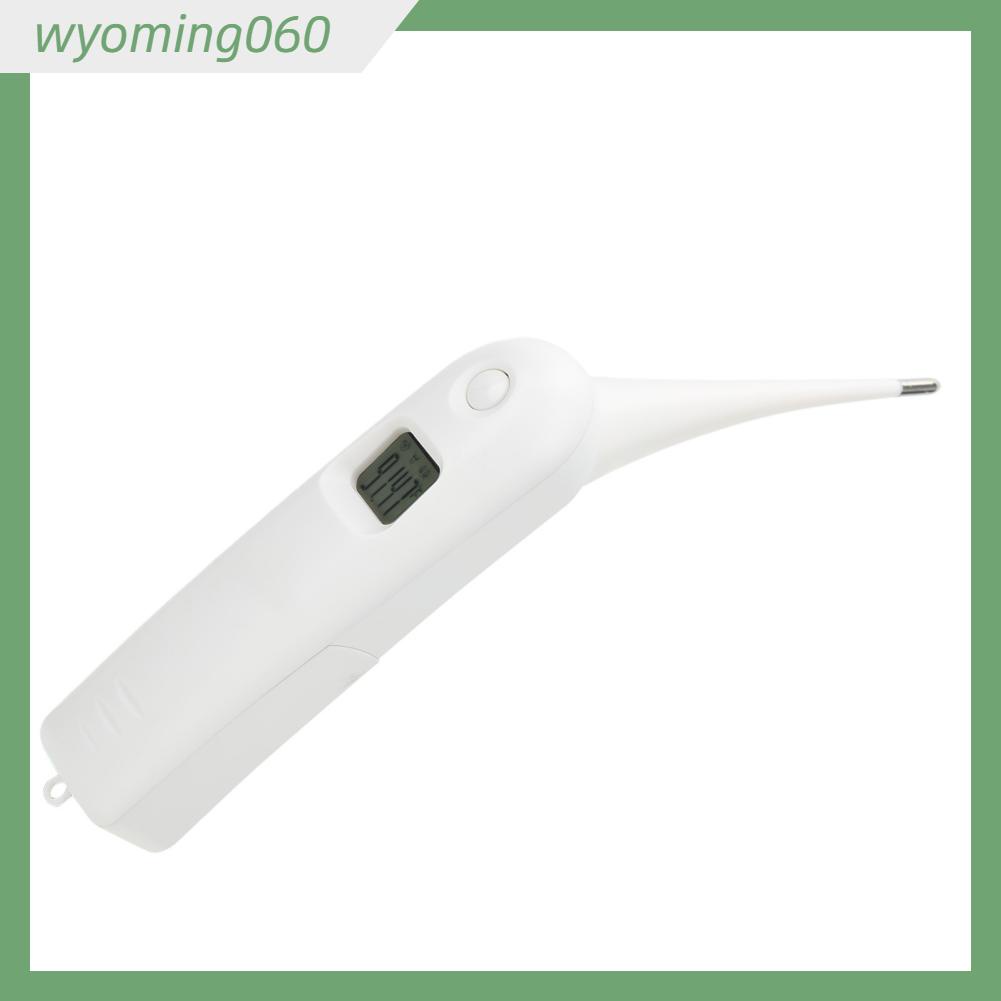 Wyoming060 Nhiệt kế cho lợn điện tử thú y LCD với chức năng bộ nhớ chó Mèo mèo Bò Lợn