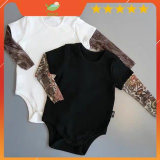 Bộ Body Thun Lạnh Cho Bé Trai Và Bé Gái Tay Tatto Từ 5kg Đến 22kg - DOLY STORE
