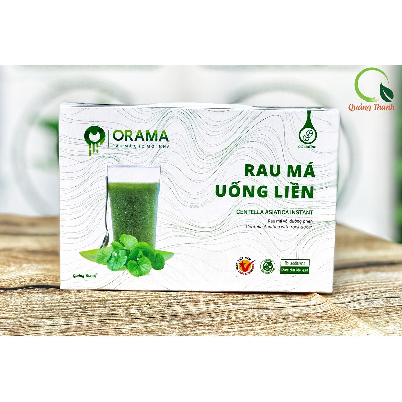 BỘT RAU MÁ ORAMA QUẢNG THANH - RAU MÁ UỐNG LIỀN GIÚP GIẢI NHIỆT THANH MÁT CƠ THỂ