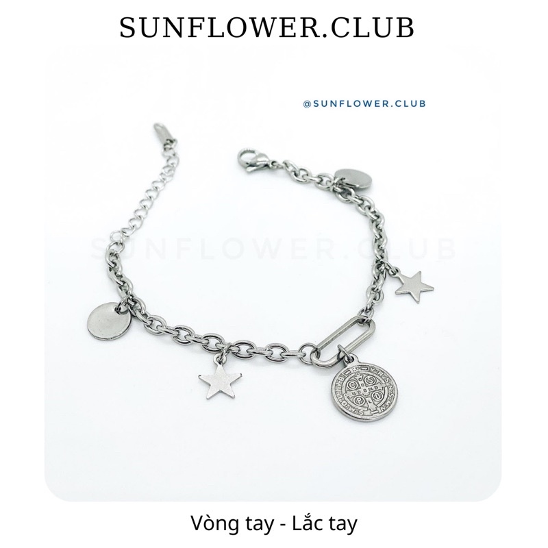 VÒNG TAY SALUTE MẶT CƯỜI thép không gỉ