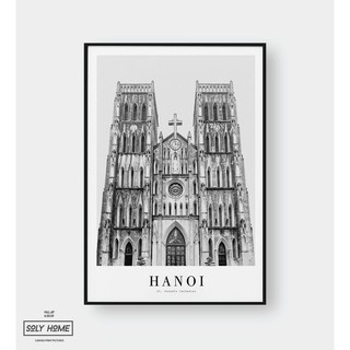 Tranh treo tường canvas hiện đại đen trắng, size 30x45, 40x60 cm, mã sl237