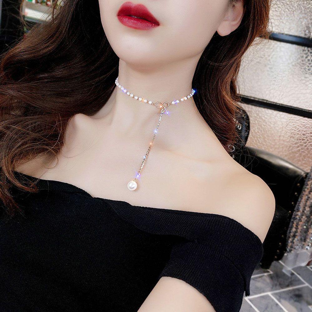 Vòng Cổ Choker Thiết Kế Thanh Lịch Thời Trang Hàn Quốc Cho Nữ