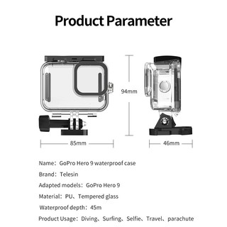 Case chống nước GoPro hero 9 Black