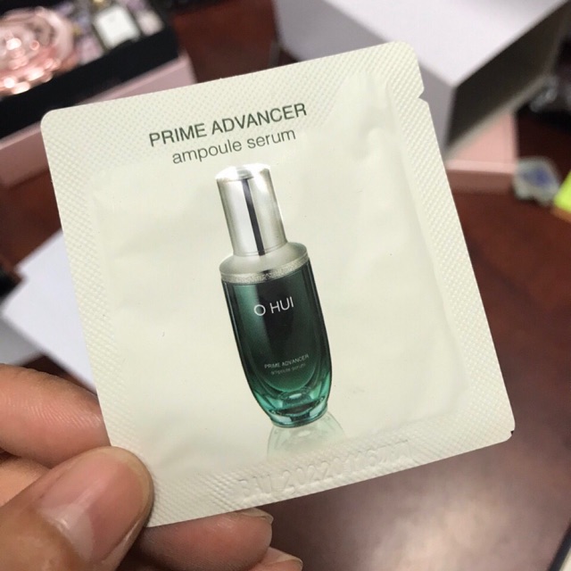Combo 10 gói Tinh chất chống lão hoá serum ohui xanh