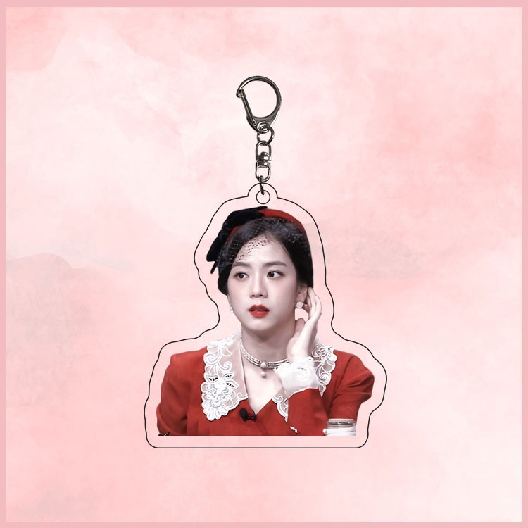 Móc Khóa In Hình Thành Viên Kim jisoo jisoo