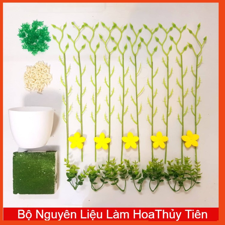BỘ NGUYÊN LIỆU LÀM HOA THỦY TIÊN( Xả Hàng)