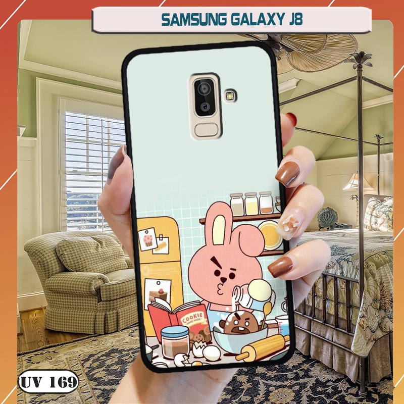 Ốp lưng nhám cho điện thoại Samsung Galaxy J8
