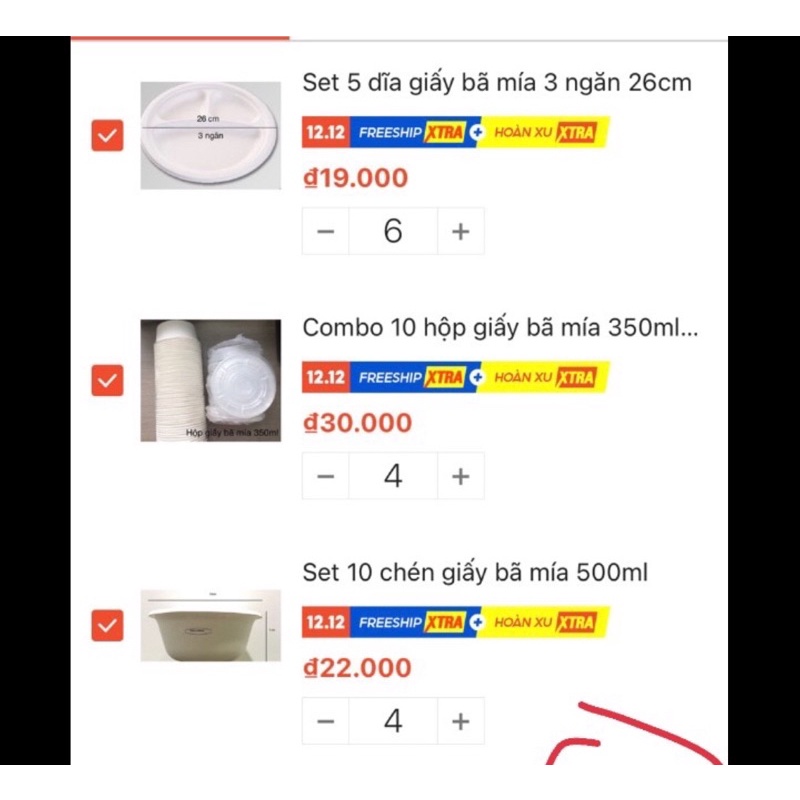 Combo của khách 320.000