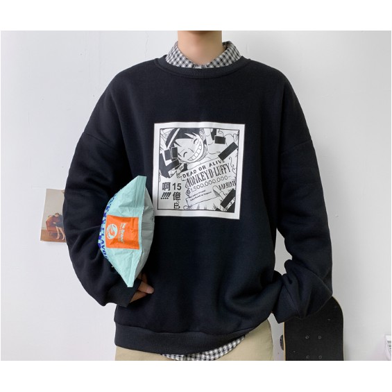 (Xả kho giảm giá cực mạnh ) Áo sweater nỉ bông thu đông phong cách cá tính | BigBuy360 - bigbuy360.vn