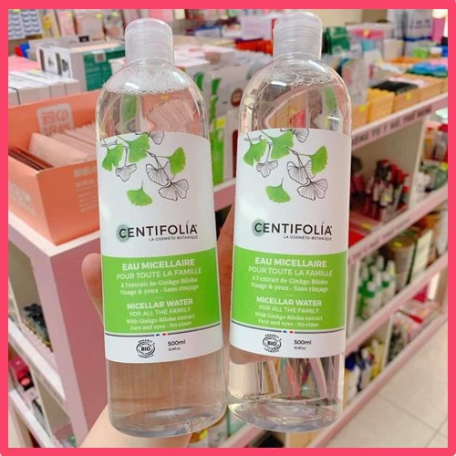 Nước Tẩy Trang Chiết Xuất Rau Má Centifolia Micellar Water (500ml)