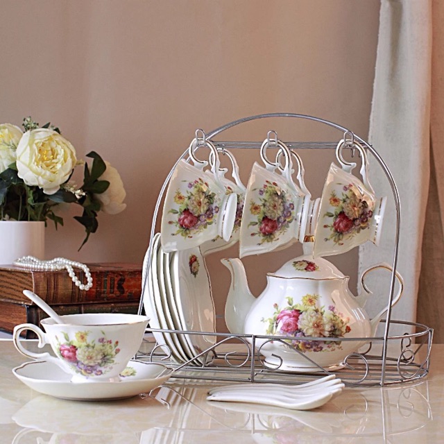 Ấm chén gốm sứ cao cấp