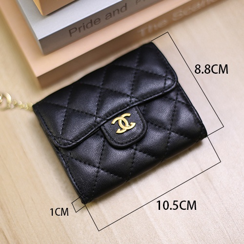 Ví Ngắn Đựng Tiền Xu Bằng Da Bò Hình Thoi Cho Nữ